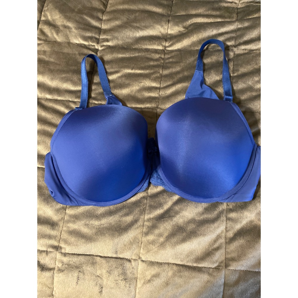Torrid Curve 360 Back Smoothing Push-Up T-Shirt Bra RoyalBlue 44C Lace Trim
0557